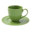 Chyka Home Sunday Cup & Saucer Set 220mL Green