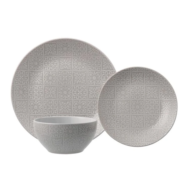Soren Stella 12 Piece Dinner Set Stone 1 Soren Stella 12 Piece Dinner Set Stone