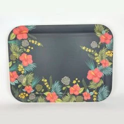 Frankie & Me Tropical Blue Bamboo Tray