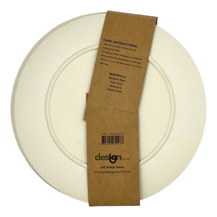 Frankie & Me Australiana Bamboo Plate 4 Pack 22 Cm 1 Frankie & Me Australiana Bamboo Plate 4 Pack 22 Cm