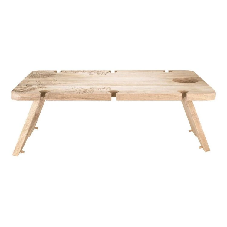 Maxwell & Williams Golden Summer 68 X 40 X 24cm Picnic Table 2 Maxwell & Williams Golden Summer 68 X 40 X 24cm Picnic Table - Image 2