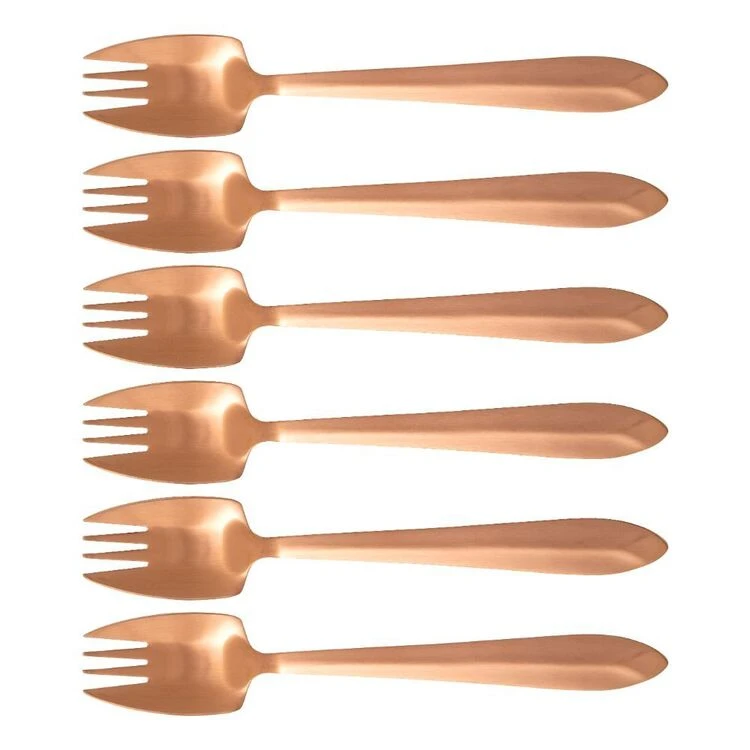 Splayds Black Label Rose Gold Satin Finish 6 Piece Set 2 Splayds Black Label Rose Gold Satin Finish 6 Piece Set - Image 2