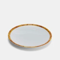 Chyka Home Bamboo Rim Dinner Plate