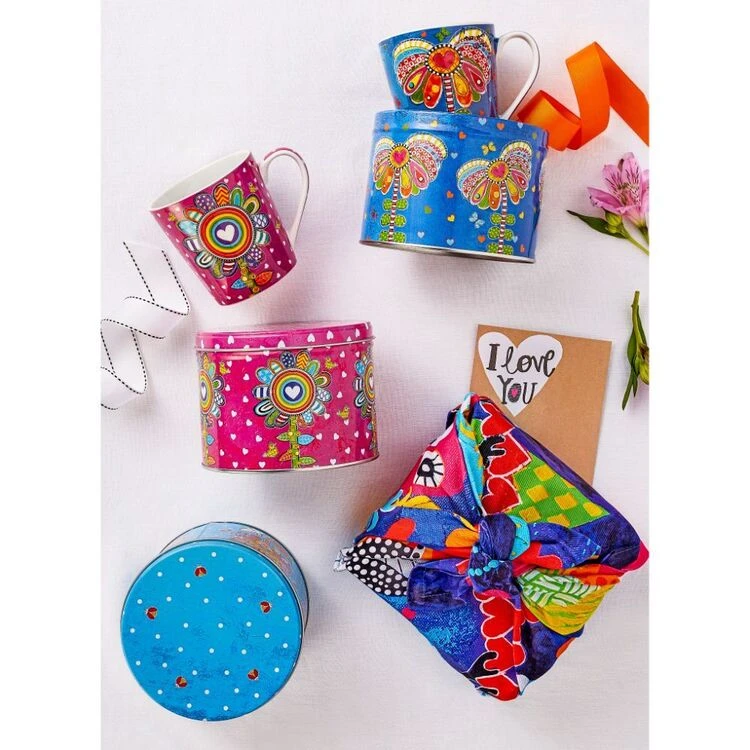 Maxwell & Williams Donna's Garden Mug 350ml Playful Field Of Poppies Tin Gift Boxed 3 Maxwell & Williams Donna's Garden Mug 350ml Playful Field Of Poppies Tin Gift Boxed - Image 3