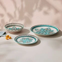 Casa Domani Pelagie Dinner Set 12 Piece Teal/Terracotta 10 Casa Domani Pelagie Dinner Set 12 Piece Teal/Terracotta -Stanley Rogers Shop BP648036 nc 2