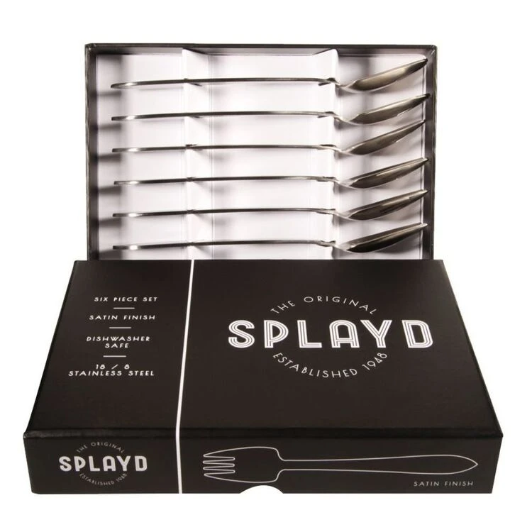 Splayds 6-Piece Fork Set Satin 2 Splayds 6-Piece Fork Set Satin - Image 2