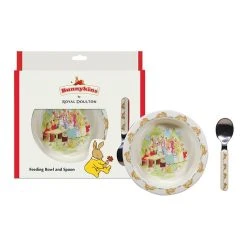 Bunnykins Feeding Bowl And Spoon Running Design