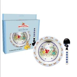 Bunnykins Feeding Bowl And Spoon Shining Stars Design