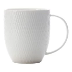 Maxwell & Williams White Basics Diamonds Coupe Mug 420 ML