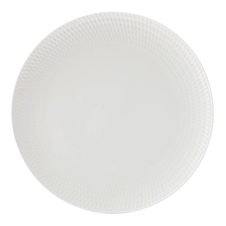 Maxwell & Williams White Basics Diamonds Dinner Plate 27cm 1 Maxwell & Williams White Basics Diamonds Dinner Plate 27cm