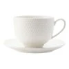 Maxwell & Williams White Basics Diamonds Tea Cup And Saucer 220mL