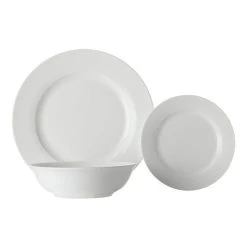 Maxwell & Williams White Basic European 12-Piece Dinner Set
