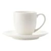 Casa Domani Casual White Evolve Demi Cup And Saucer 100mL