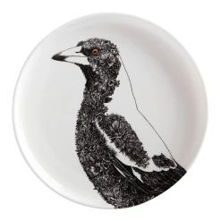Maxwell & Williams Ferlazzo Birds Plate 20cm Magpie