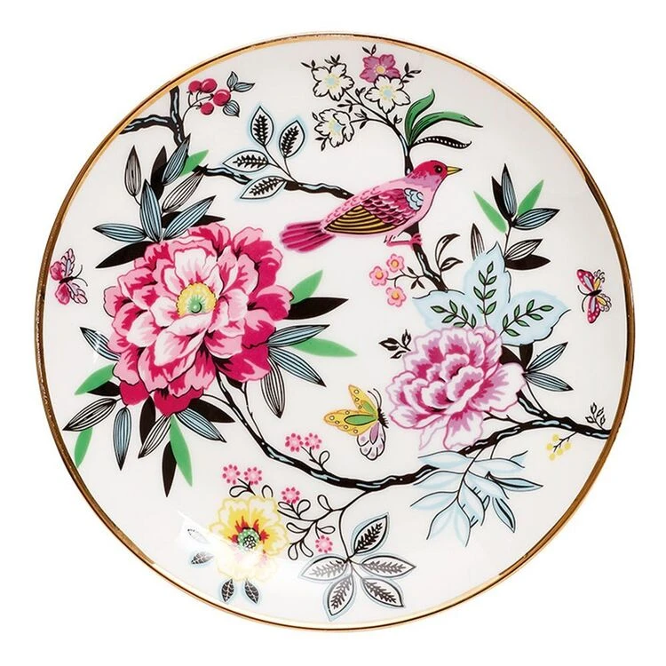 Ashdene Jardin Peony 4-Piece Side Plate Set 15cm 1 Ashdene Jardin Peony 4-Piece Side Plate Set 15cm