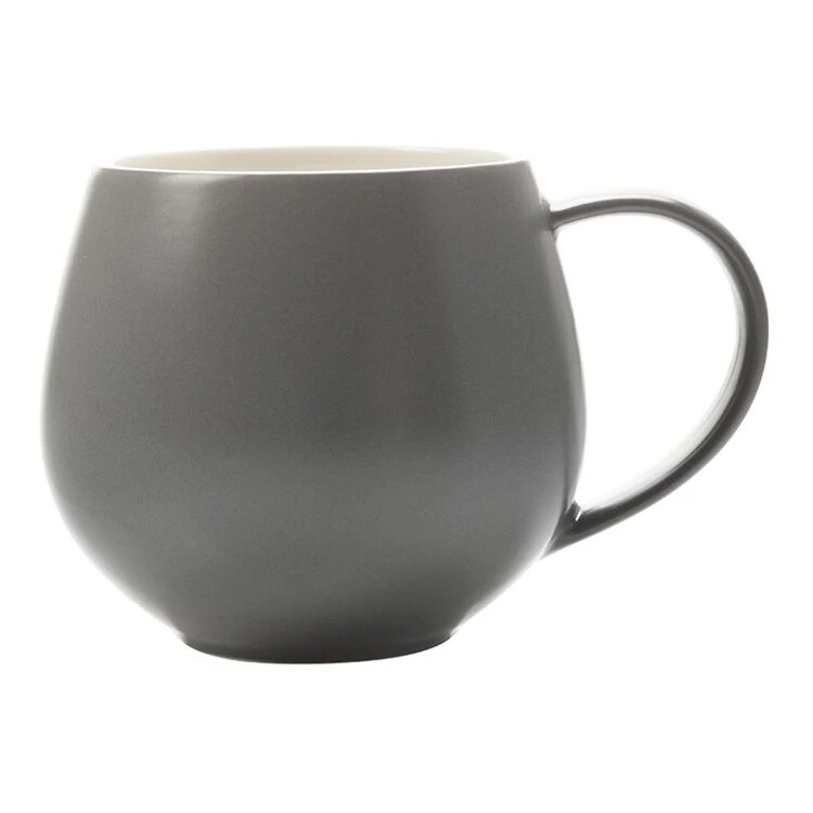 Maxwell & Williams Tint Snug Mug 450mL Charcoal 1 Maxwell & Williams Tint Snug Mug 450mL Charcoal