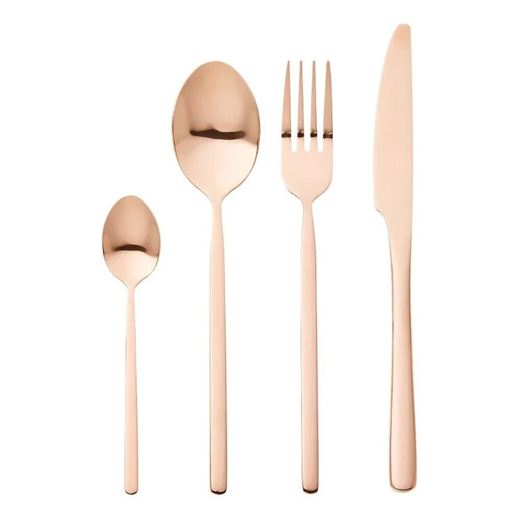 Smith & Nobel Arte 24-Piece Cutlery Set Shiny Copper 3 Smith & Nobel Arte 24-Piece Cutlery Set Shiny Copper - Image 3