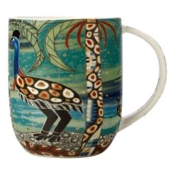 Maxwell & Williams Melanie Hava Jugaig-Bana-Wabu Mug 440mL Cassowaries Home