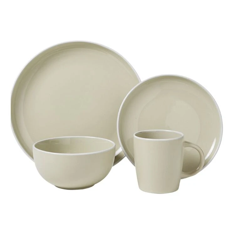 Soren Aurora 16-Piece Dinner Set Stone 1 Soren Aurora 16-Piece Dinner Set Stone
