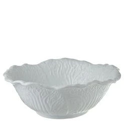 Chyka Home Garden Patch Serving Bowl 30cm White
