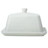 Casa Domani Casual White Evolve Butter Dish Gift Boxed