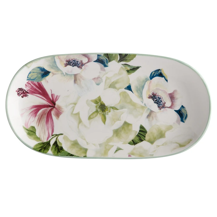 Casa Domani Magnolia Oval Platter 33 X 17 Cm 2 Casa Domani Magnolia Oval Platter 33 X 17 Cm - Image 2