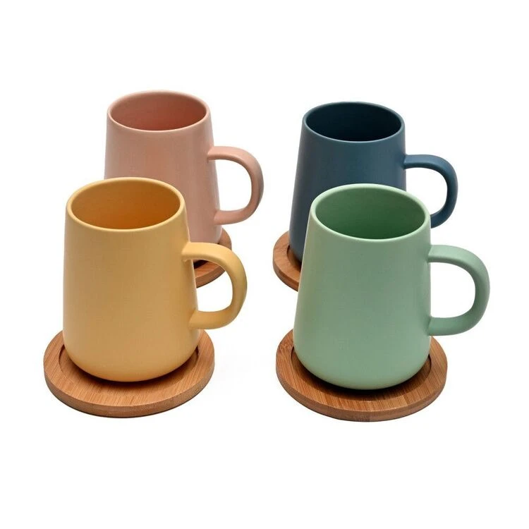 Coffee Culture Matte Colour 320mL Coffee And Tea Mug With Coasters 1 Coffee Culture Matte Colour 320mL Coffee And Tea Mug With Coasters