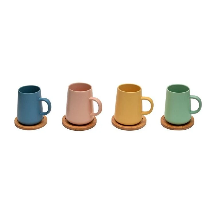 Coffee Culture Matte Colour 320mL Coffee And Tea Mug With Coasters 2 Coffee Culture Matte Colour 320mL Coffee And Tea Mug With Coasters - Image 2