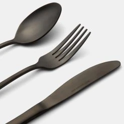 Smith & Nobel Lille 24-Piece Cutlery Set Matte Black
