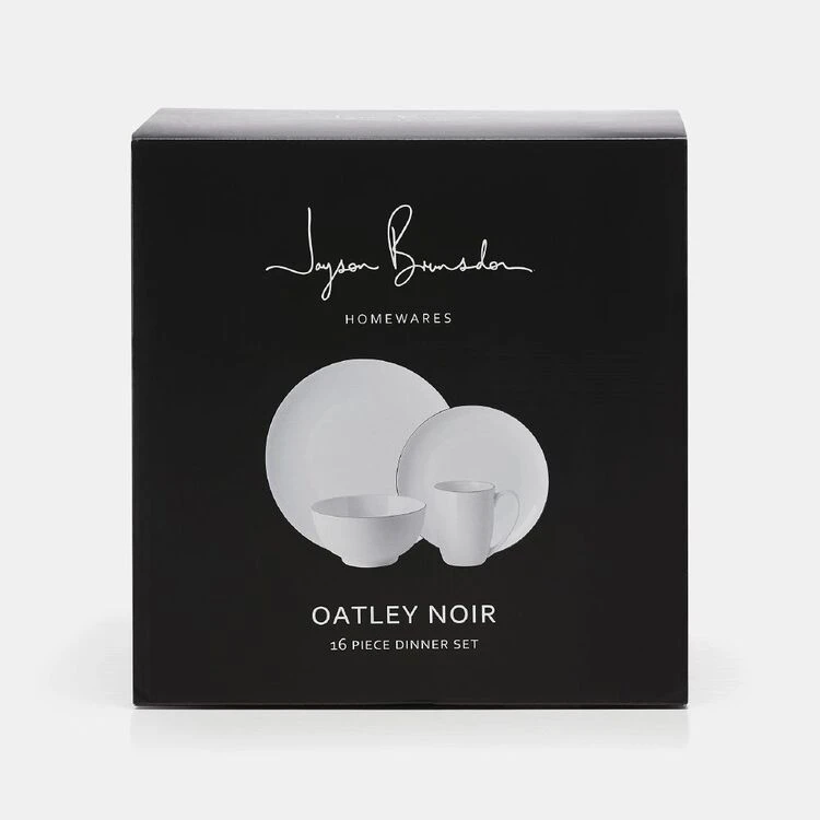 Jayson Brunsdon Homewares Jayson Brunsdon Oatley Noir 16 Piece Dinnerset 1 Jayson Brunsdon Homewares Jayson Brunsdon Oatley Noir 16 Piece Dinnerset