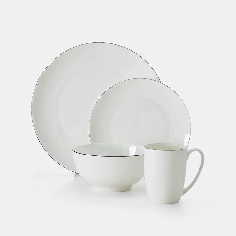 Jayson Brunsdon Homewares Jayson Brunsdon Oatley Noir 16 Piece Dinnerset 2 Jayson Brunsdon Homewares Jayson Brunsdon Oatley Noir 16 Piece Dinnerset - Image 2