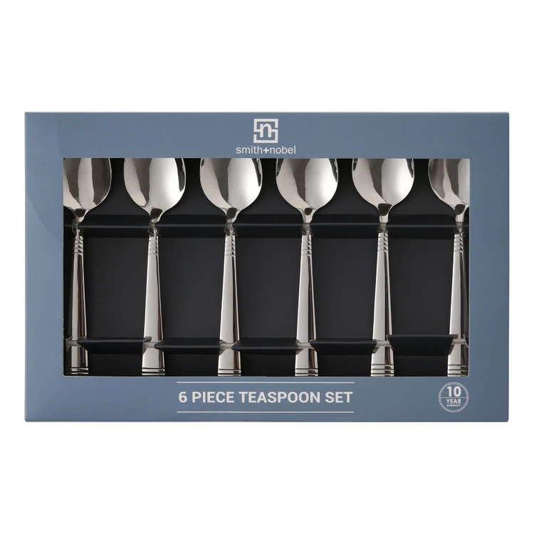 Smith & Nobel Hudson Teaspoon Set Of 6 2 Smith & Nobel Hudson Teaspoon Set Of 6 - Image 2