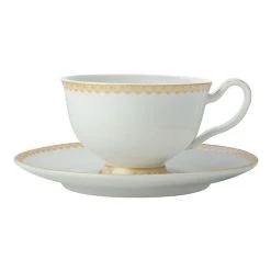 Maxwell & Williams Teas & C's Classic Footed Cup & Saucer 200mL White Gift Boxed