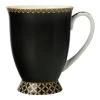 Maxwell & Williams Teas & C's Classic Footed Mug 300mL Black Gift Boxed