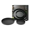 Tempa Aurora Matte Black Serving Tray 2 Pack