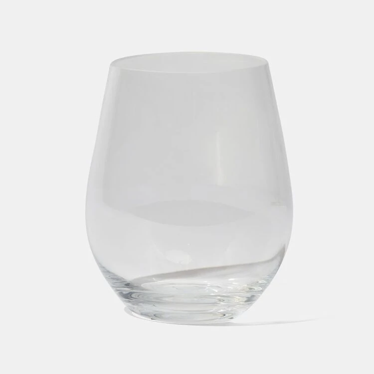 Chyka Home Bamboo Acrylic Stemless Wine Glass - Clear 1 Chyka Home Bamboo Acrylic Stemless Wine Glass - Clear